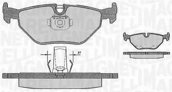 MAGNETI MARELLI KLOCKI HAMULCOWE 363916060158 