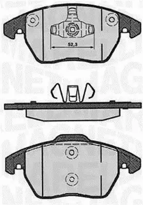 MAGNETI MARELLI KLOCKI HAMULCOWE 363916060178 