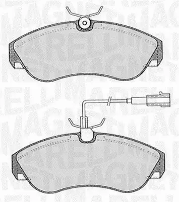 MAGNETI MARELLI KLOCKI HAMULCOWE 363916060185 