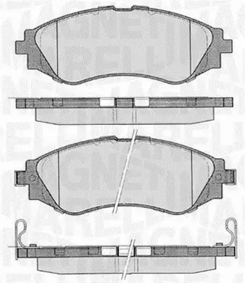 MAGNETI MARELLI KLOCKI HAMULCOWE 363916060206 