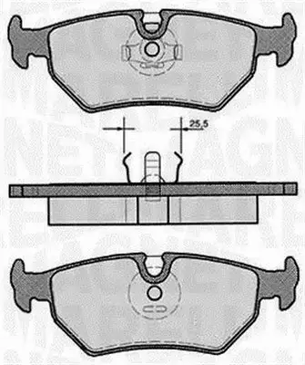 MAGNETI MARELLI KLOCKI HAMULCOWE 363916060242 