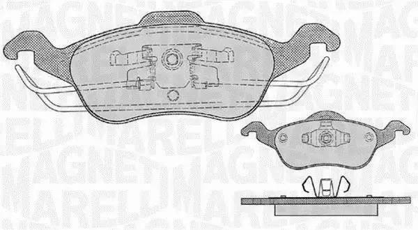 MAGNETI MARELLI KLOCKI HAMULCOWE 363916060255 