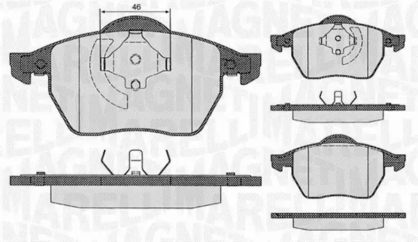 MAGNETI MARELLI KLOCKI HAMULCOWE 363916060260 