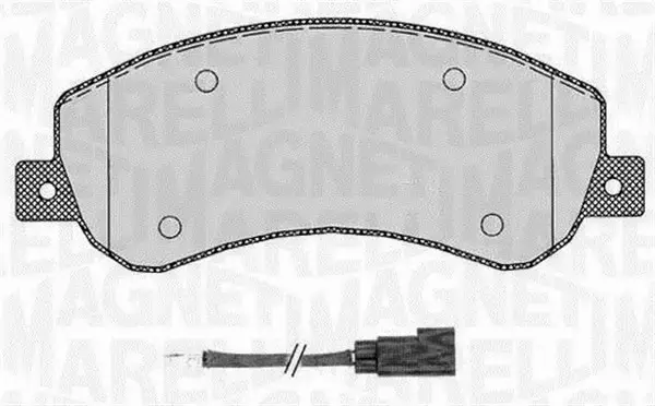 MAGNETI MARELLI KLOCKI HAMULCOWE 363916060272 