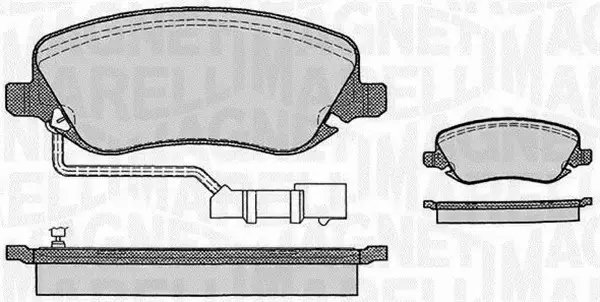 MAGNETI MARELLI KLOCKI HAMULCOWE 363916060289 