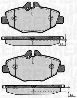 MAGNETI MARELLI KLOCKI HAMULCOWE 363916060318 