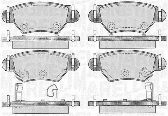 MAGNETI MARELLI KLOCKI HAMULCOWE 363916060357 