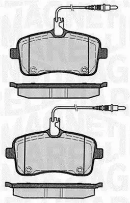 MAGNETI MARELLI KLOCKI HAMULCOWE 363916060376 