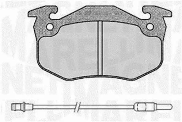 MAGNETI MARELLI KLOCKI HAMULCOWE 363916060378 