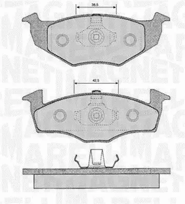 MAGNETI MARELLI KLOCKI HAMULCOWE 363916060388 