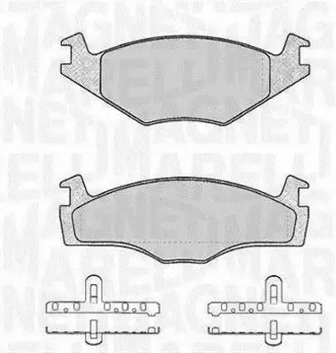 MAGNETI MARELLI KLOCKI HAMULCOWE 363916060393 