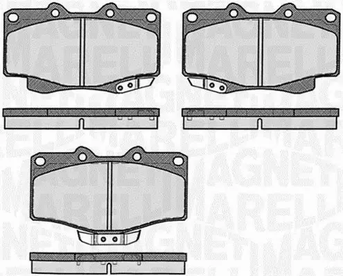 MAGNETI MARELLI KLOCKI HAMULCOWE 363916060401 