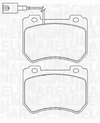 MAGNETI MARELLI KLOCKI HAMULCOWE 363916060423 