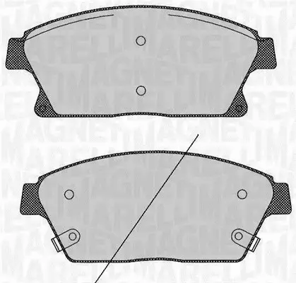 MAGNETI MARELLI KLOCKI HAMULCOWE 363916060424 