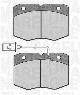 MAGNETI MARELLI KLOCKI HAMULCOWE 363916060475 