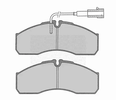 MAGNETI MARELLI KLOCKI HAMULCOWE 363916060479 