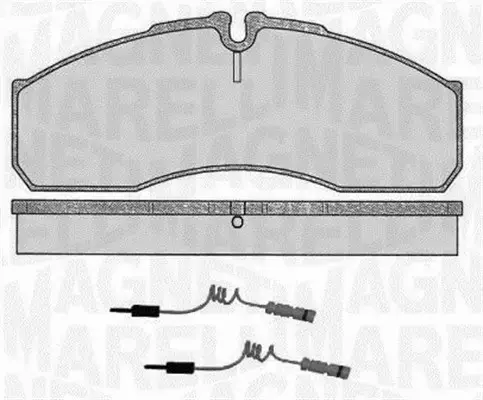 MAGNETI MARELLI KLOCKI HAMULCOWE 363916060481 