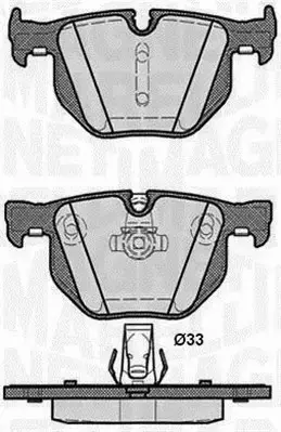 MAGNETI MARELLI KLOCKI HAMULCOWE 363916060487 