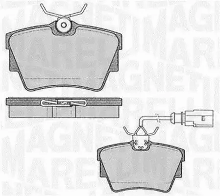 MAGNETI MARELLI KLOCKI HAMULCOWE 363916060541 