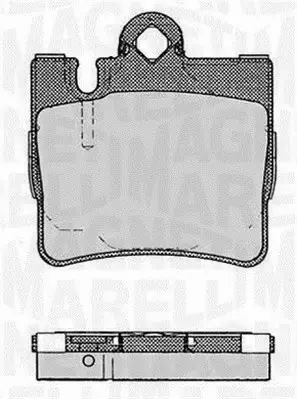 MAGNETI MARELLI KLOCKI HAMULCOWE 363916060584 