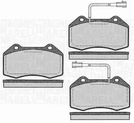 MAGNETI MARELLI KLOCKI HAMULCOWE 363916060591 