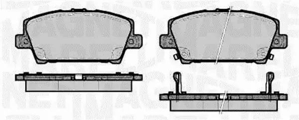 MAGNETI MARELLI KLOCKI HAMULCOWE 363916060620 