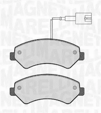 MAGNETI MARELLI KLOCKI HAMULCOWE 363916060643 