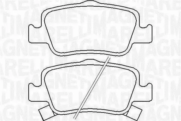 MAGNETI MARELLI KLOCKI HAMULCOWE 363916060666 