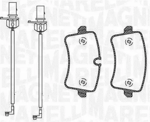 MAGNETI MARELLI KLOCKI HAMULCOWE 363916060675 