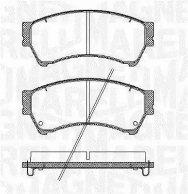 MAGNETI MARELLI KLOCKI HAMULCOWE 363916060699 