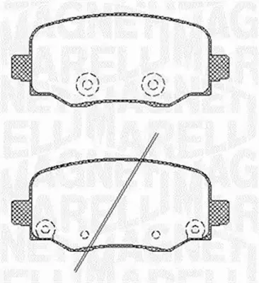 MAGNETI MARELLI KLOCKI HAMULCOWE 363916060794 