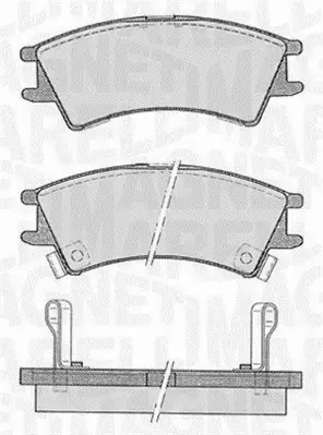 MAGNETI MARELLI KLOCKI HAMULCOWE 363916060800 