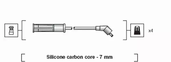 MAGNETI MARELLI PRZEWODY ZAPŁONOWE 941318111002 