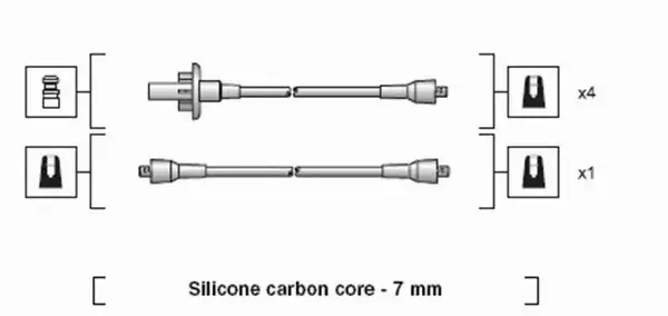 MAGNETI MARELLI PRZEWODY ZAPŁONOWE 941318111013 