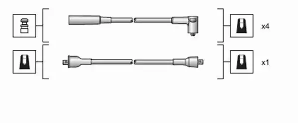 MAGNETI MARELLI PRZEWODY ZAPŁONOWE 941318111023 