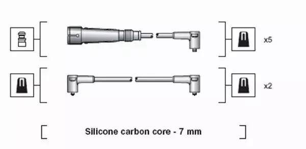 MAGNETI MARELLI PRZEWODY ZAPŁONOWE 941318111047 