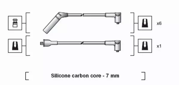 MAGNETI MARELLI PRZEWODY ZAPŁONOWE 941318111062 