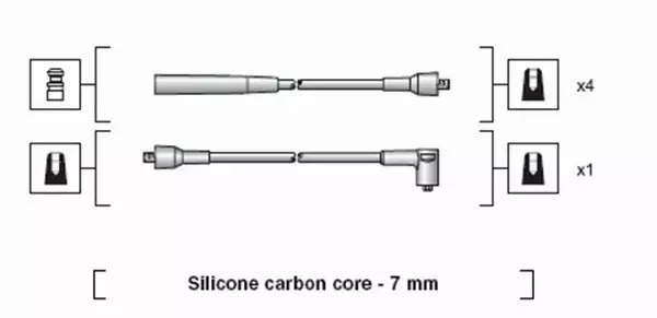 MAGNETI MARELLI PRZEWODY ZAPŁONOWE 941318111073 