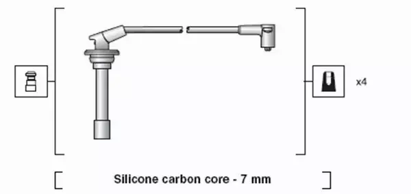 MAGNETI MARELLI PRZEWODY ZAPŁONOWE 941318111080 