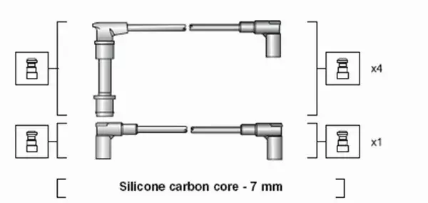 MAGNETI MARELLI PRZEWODY ZAPŁONOWE 941318111106 