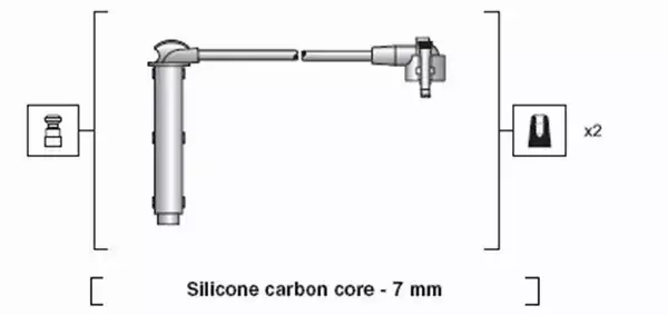 MAGNETI MARELLI PRZEWODY ZAPŁONOWE 941318111127 