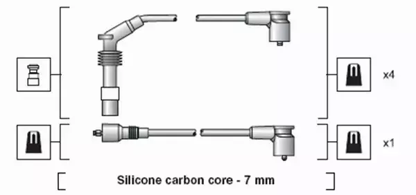 MAGNETI MARELLI PRZEWODY ZAPŁONOWE 941318111140 