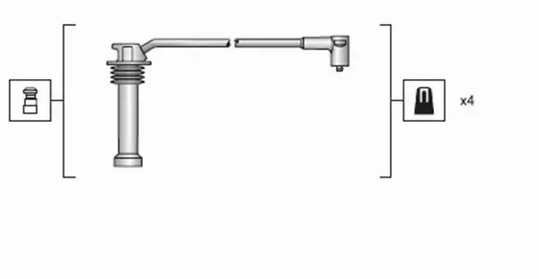 MAGNETI MARELLI PRZEWODY ZAPŁONOWE 941318111142 