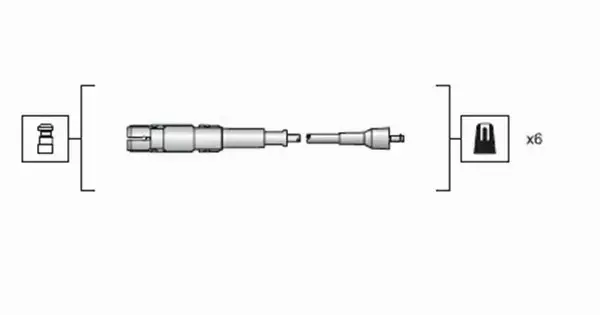 MAGNETI MARELLI PRZEWODY ZAPŁONOWE 941318111149 