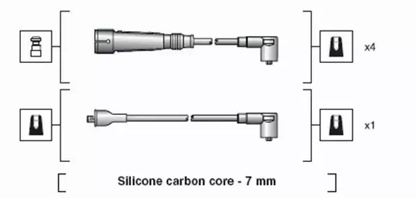 MAGNETI MARELLI PRZEWODY ZAPŁONOWE 941318111155 