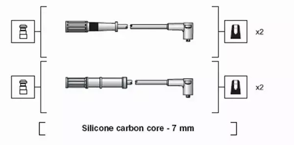 MAGNETI MARELLI PRZEWODY ZAPŁONOWE 941318111161 