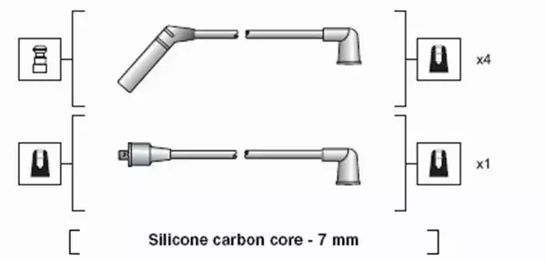 MAGNETI MARELLI PRZEWODY ZAPŁONOWE 941318111167 