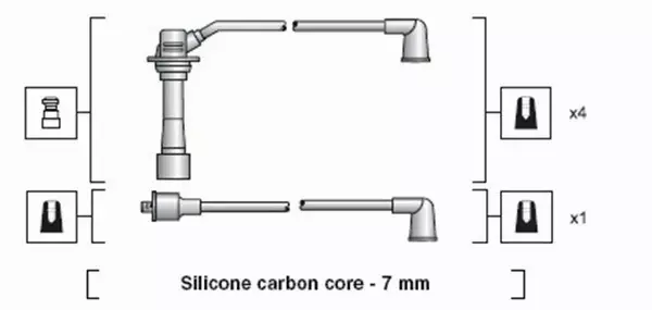 MAGNETI MARELLI PRZEWODY ZAPŁONOWE 941318111178 