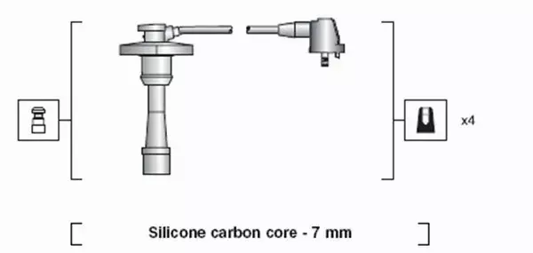 MAGNETI MARELLI PRZEWODY ZAPŁONOWE 941318111188 