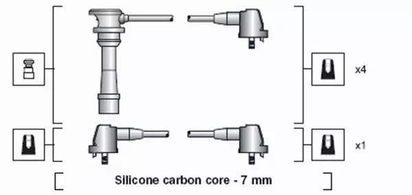 MAGNETI MARELLI PRZEWODY ZAPŁONOWE 941318111189 